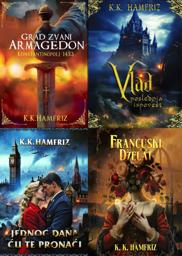 Komplet knjiga K. K. Hamfriza - potpisano