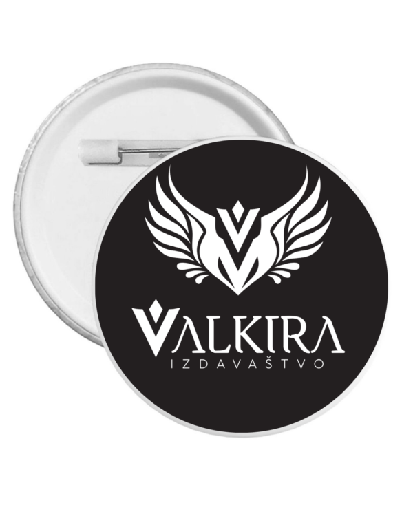 Bedž Valkira izdavaštvo - crni